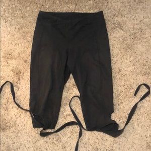 Free people lace up leggings size 10